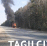 УАЗ вспыхнул на ходу и сгорел на трассе под Нижним Тагилом - TagilCity.Ru