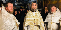 Духовенство Русской духовной миссии совершило Литургию в Вифлеемской пещере Рождества Христова - Нижнетагильская епархия