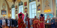 В день памяти святителя Николая Чудотворца епископ Феодосий возглавил престольные торжества в храме свт. Николая Мирликийского с. Елкино - Нижнетагильская епархия