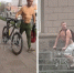 В центре Нижнего Тагила заметили полураздетого велосипедиста (ВИДЕО) - Между Строк
