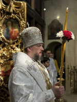 Епископ Мелитон совершил Божественную литургию и панихиду в Троицкую родительскую субботу